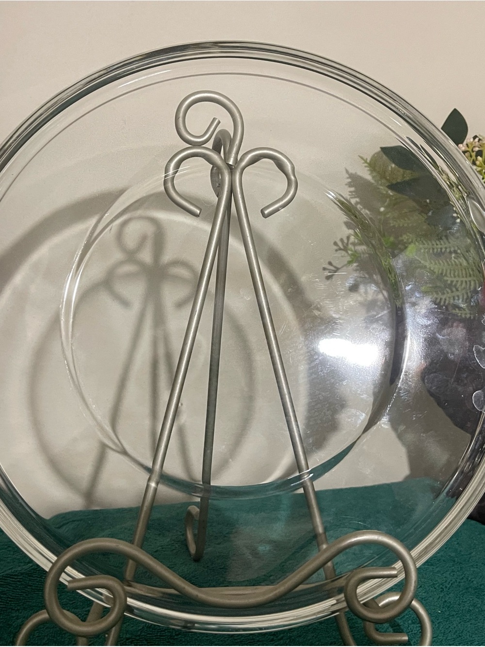 Vintage Mikasa satin rose cake platter